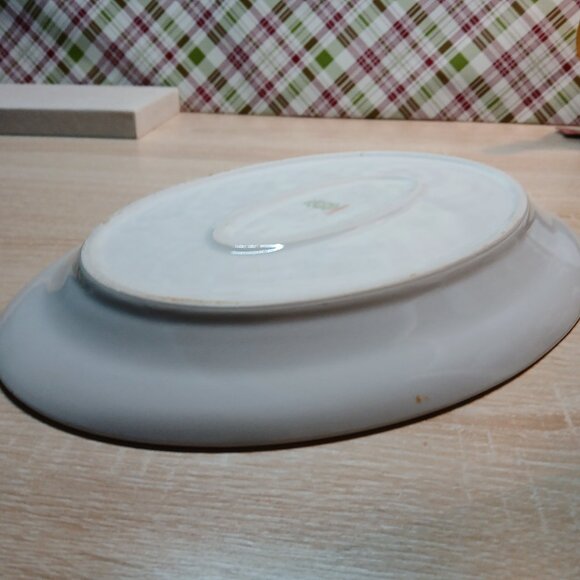 Vintage Anitque Noritake Marguerite Hand Painted Nippon Ceramic Oval Platter 11" - Picture 8 of 17